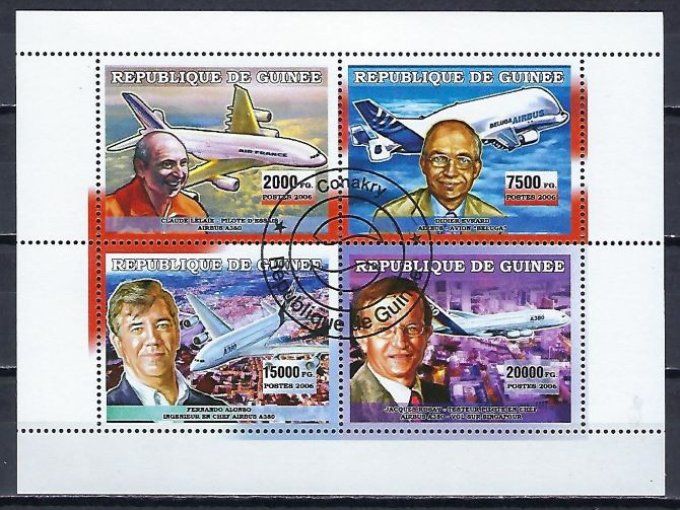 Guinée 2006 (AV88) série complète de 4 timbres oblitérés