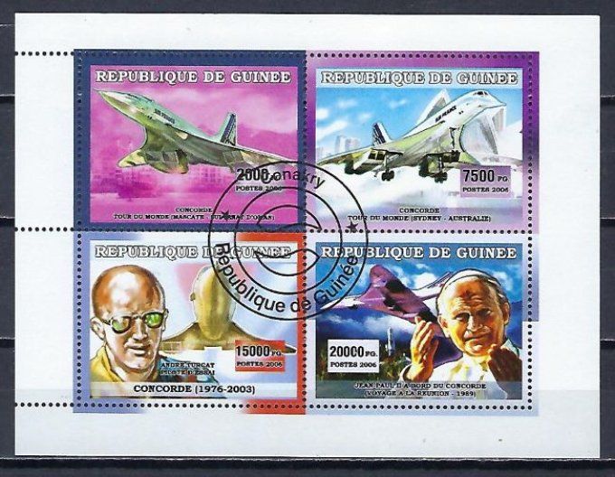 Guinée 2006 (AV89) série complète de 4 timbres oblitérés