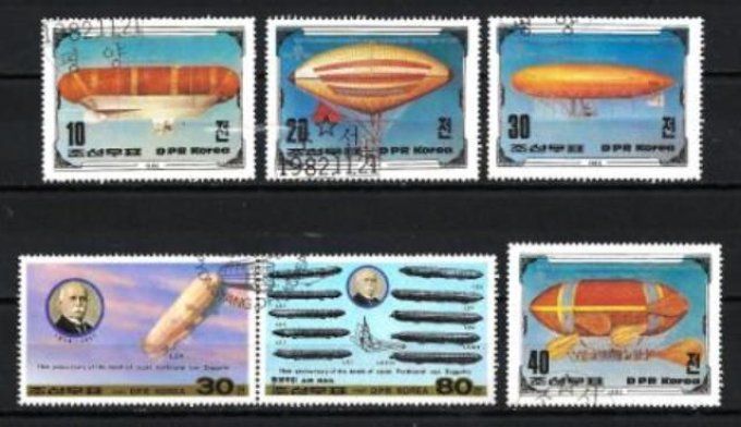 Corée du Nord 1982 (BD13) série complète de 5 timbres oblitérés