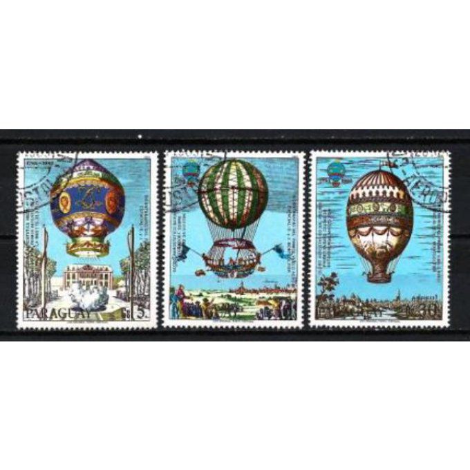 Paraguay 1983 (BD15) série complète de 3 timbres oblitérés