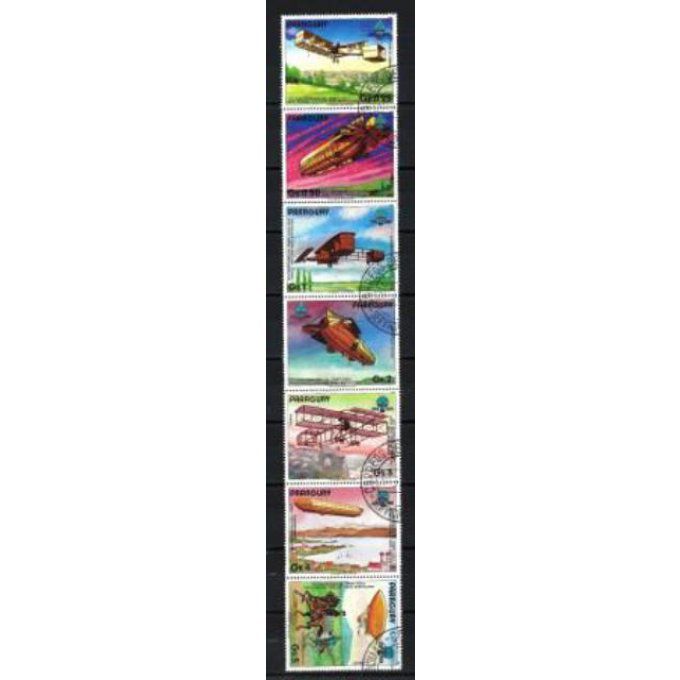 Paraguay 1983 (BD17) série complète de 7 timbres oblitérés