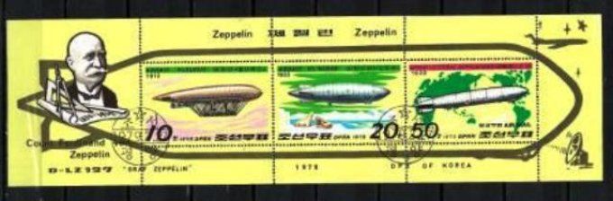 Corée du Nord 1979 (BD18) série complète de 3 timbres oblitérés 