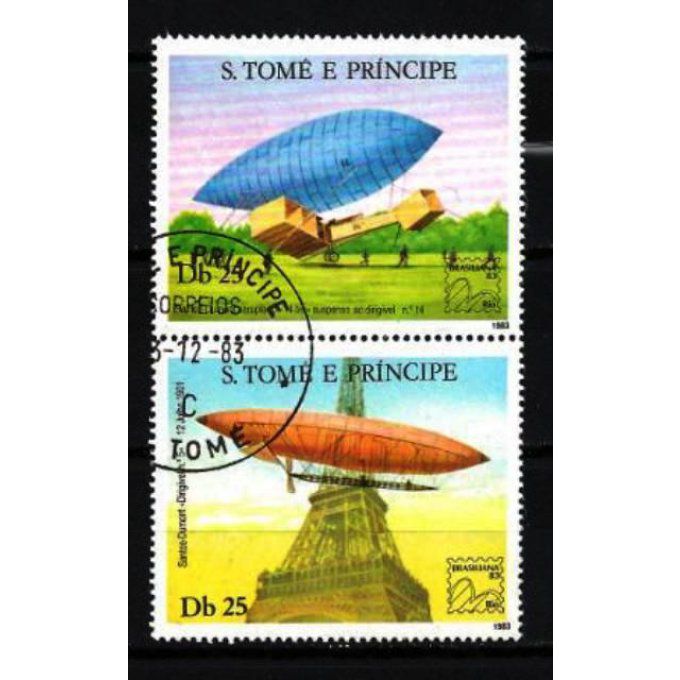 Saint Thomas et Prince 1983 (BD25) série complète de 2 timbres oblitérés