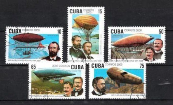 Cuba 2000 (BD28) série complète de 5 timbres oblitérés