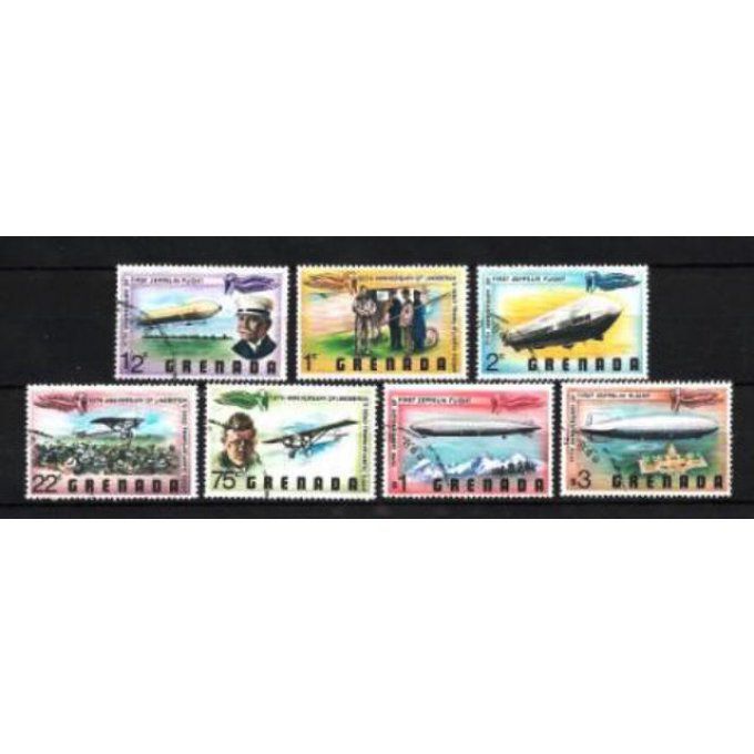 Grenade 1978 (BD36) série complète de 7 timbres oblitérés