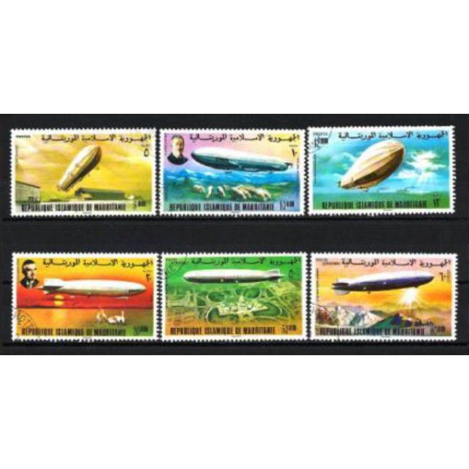 Mauritanie 1976 (BD3) série complète de 6 timbres oblitérés