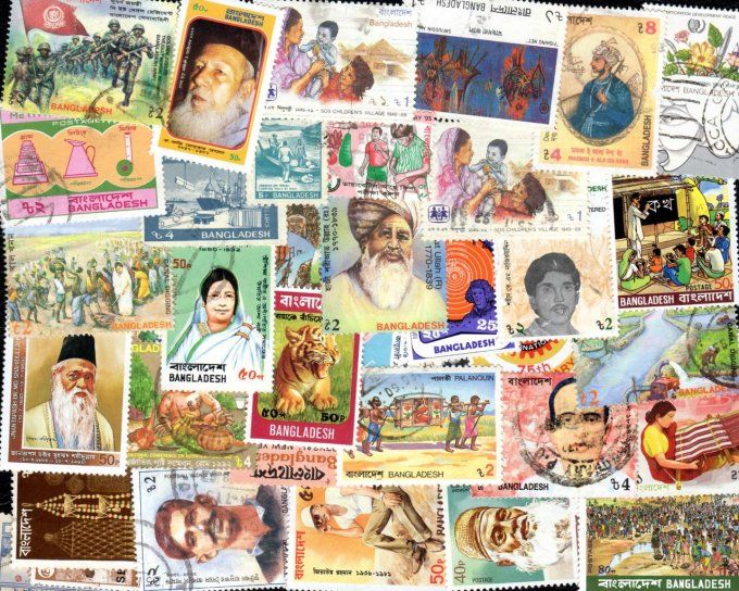 Collections de timbres du Bangladesh