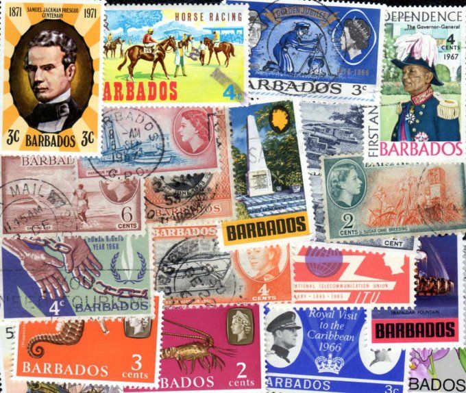 Collections de timbres de la Barbade