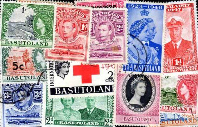 Collections de timbres du Basoutoland