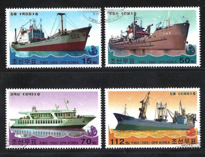 Corée du Nord 2003 (BA100) série complète de 4 timbres oblitérés