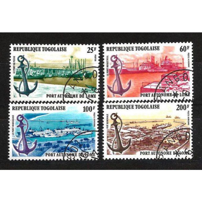 Togo 1978 (BA104) série complète de 4 timbres oblitérés