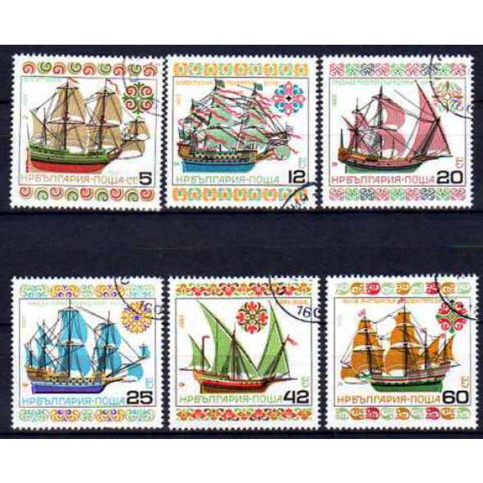 Bulgarie 1985 (BA10) série complète de 6 timbres oblitérés