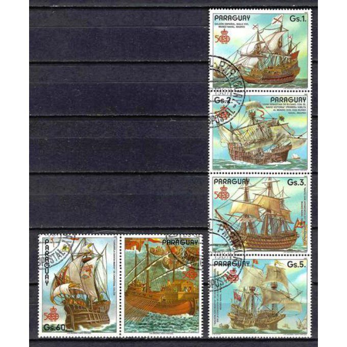 Paraguay 1987 (BA113) série complète de 5 timbres oblitérés
