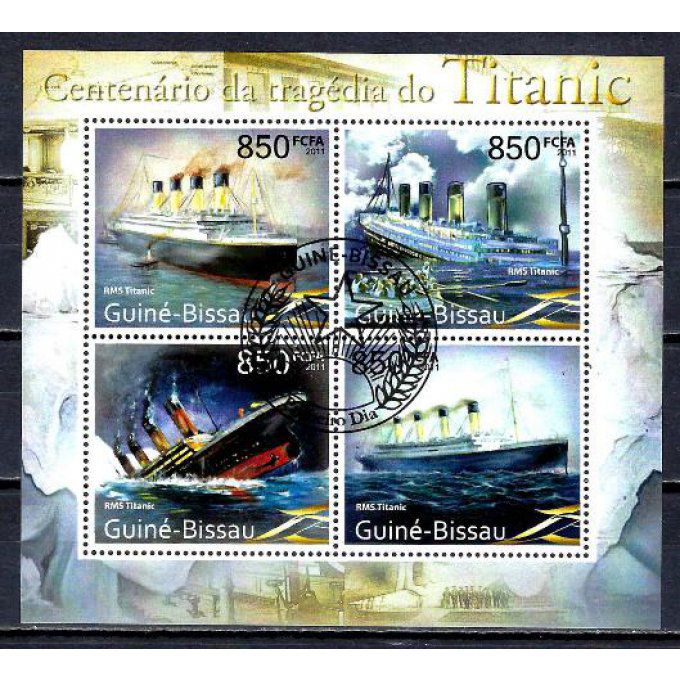 Guinée Bissau 2011 (BA117) série complète de 4 timbres oblitérés