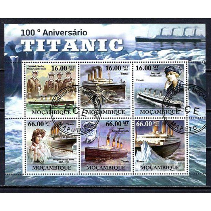 Mozambique 2011 (BA121) série complète de 6 timbres oblitérés