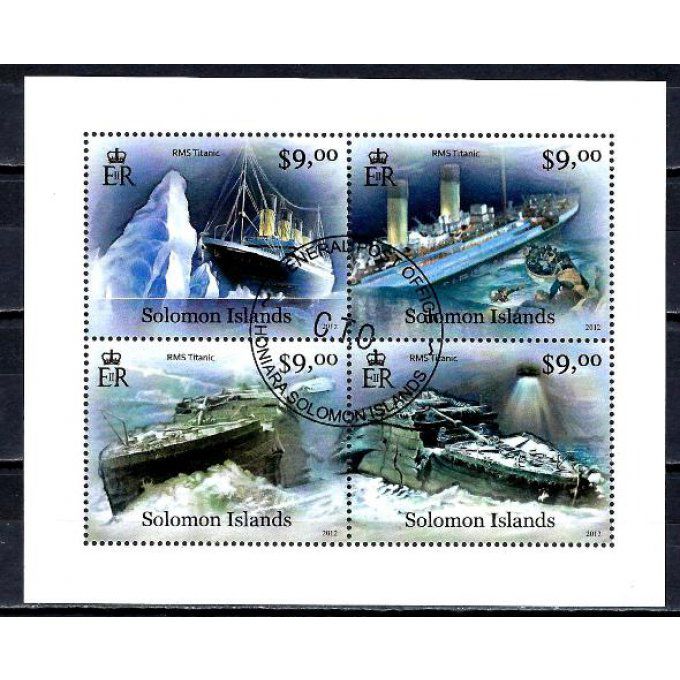 Salomon 2012 (BA127) série complète de 4 timbres oblitérés