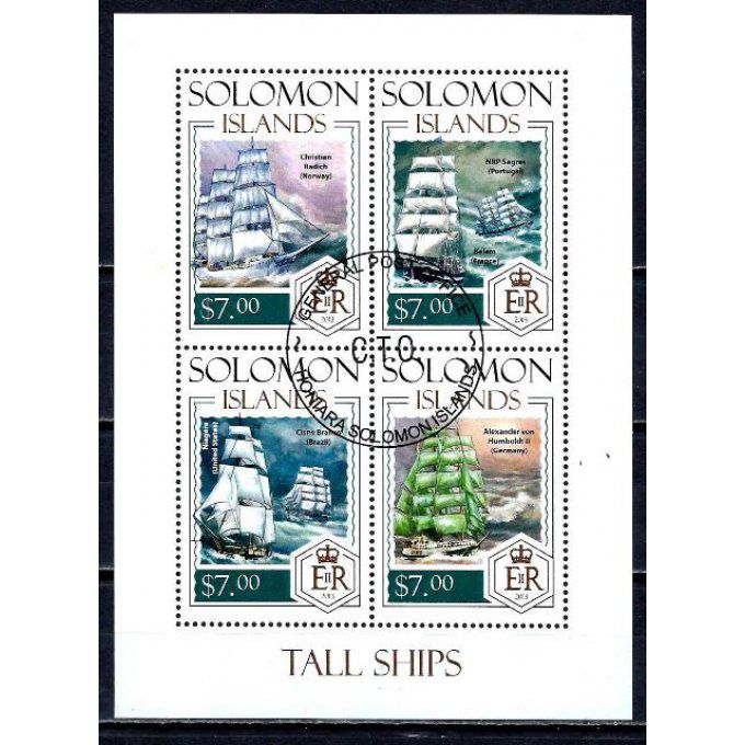Salomon 2014 (BA129) série complète de 4 timbres oblitérés