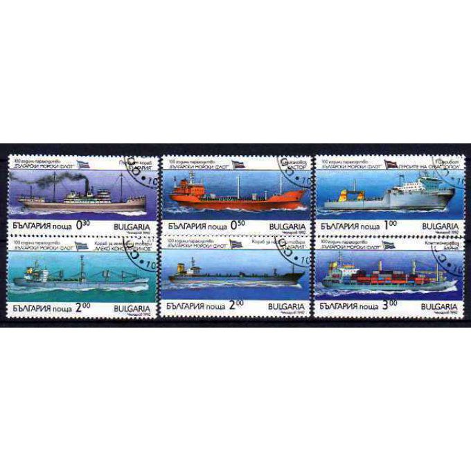 Bulgarie 1992 (BA12) série complète de 6 timbres oblitérés