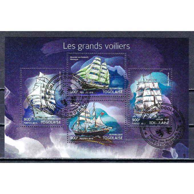 Togo 2015 (BA133) série complète de 4 timbres oblitérés