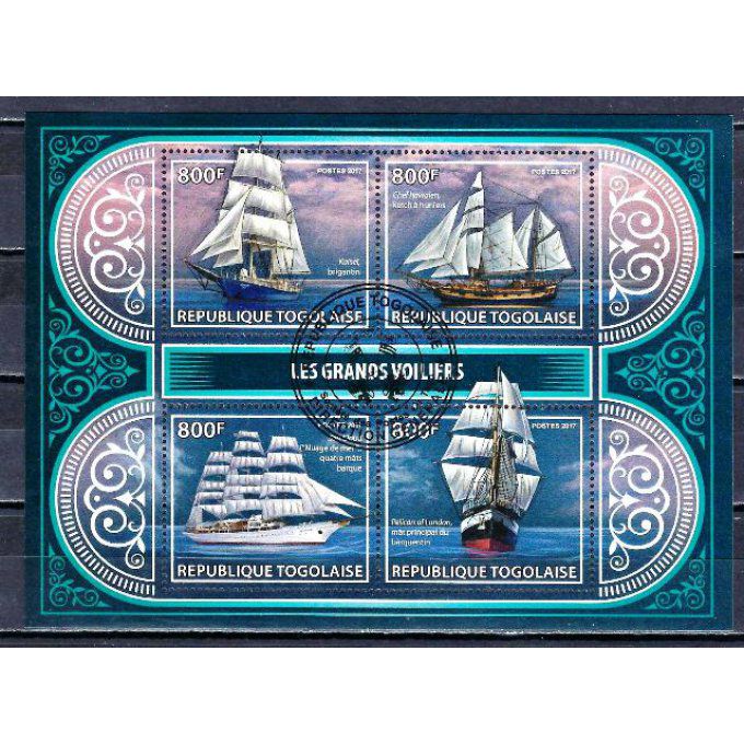 Togo 2017 (BA134) série complète de 4 timbres oblitérés