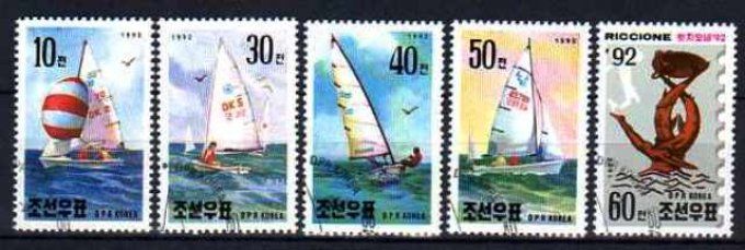 Corée du Nord 1992 (BA26) série complète de 6 timbres oblitérés