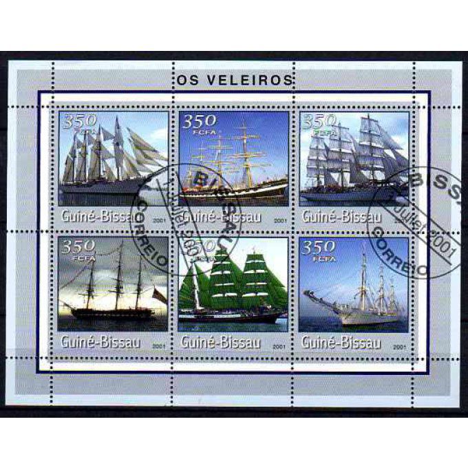 Guinée Bissau 2001 (BA28) série complète de 6 timbres oblitérés