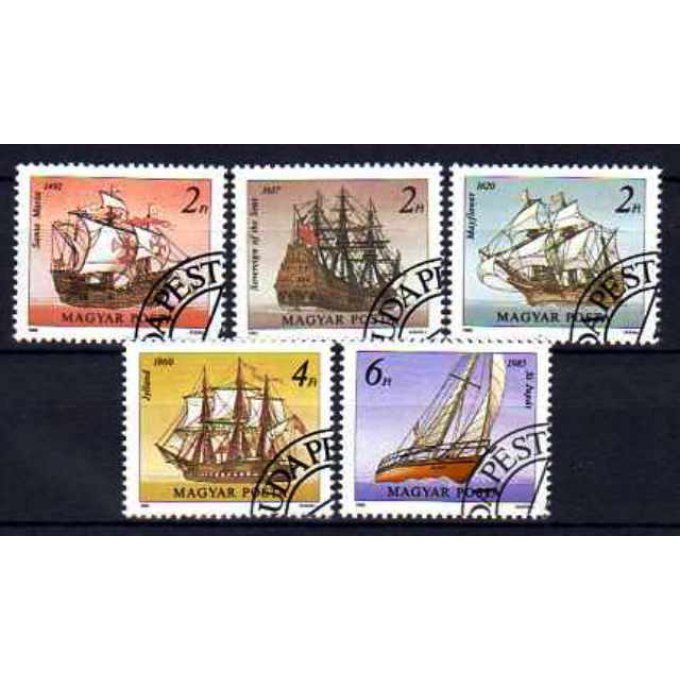 Hongrie 1988 (BA36) série complète de 5 timbres oblitérés