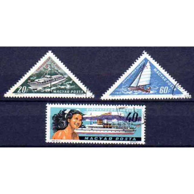 Hongrie 1963 (BA37) série complète de 3 timbres oblitérés