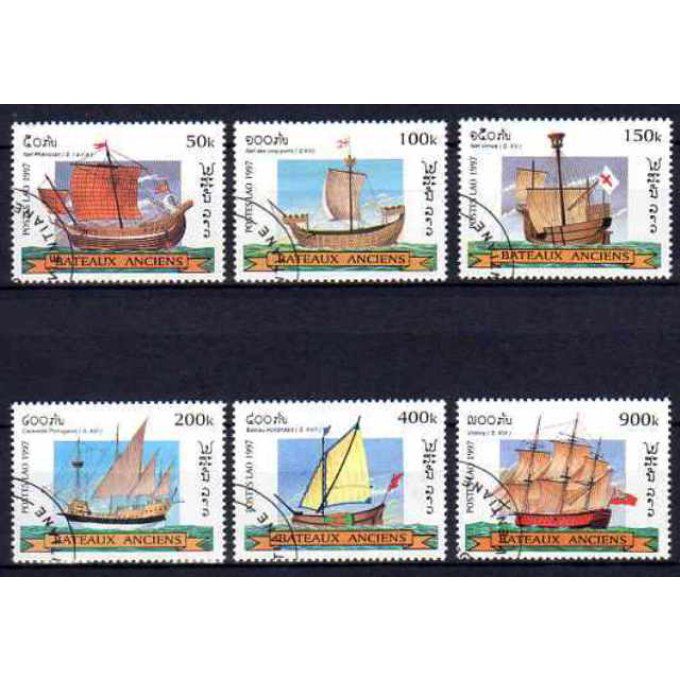 Laos 1997 (BA40) série complète de 6 timbres oblitérés