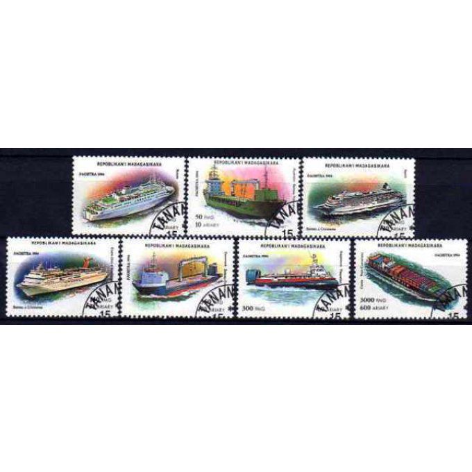 Madagascar 1994 (BA42) série complète de 7 timbres oblitérés