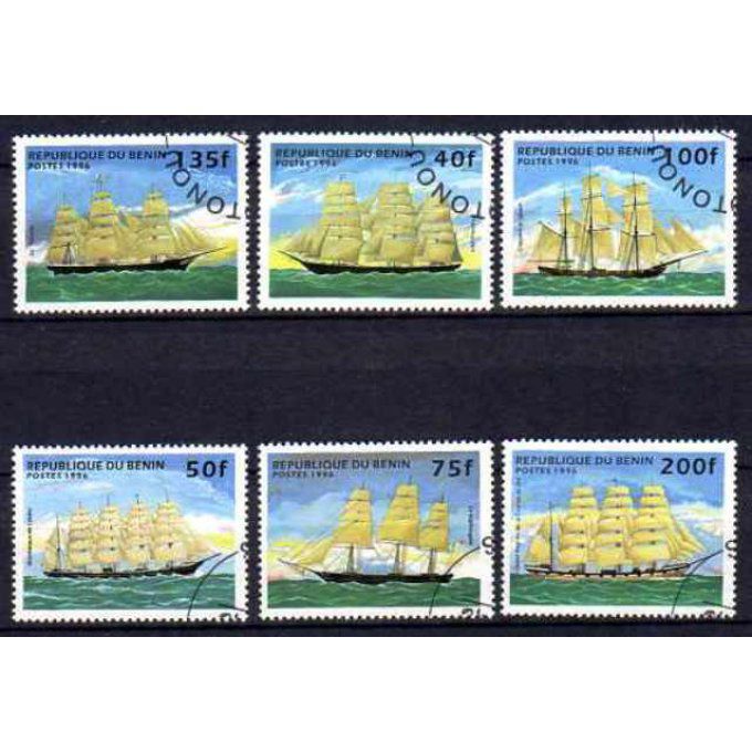 Bénin 1996 (BA4) série complète de 6 timbres oblitérés