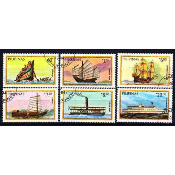 Philippines 1984 (BA53) série complète de 6 timbres oblitérés