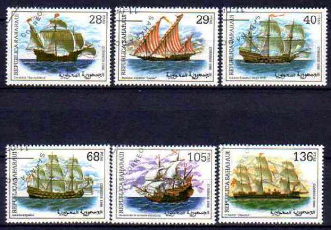 Sahara Occidental 1998 (BA58) série complète de 6 timbres oblitérés