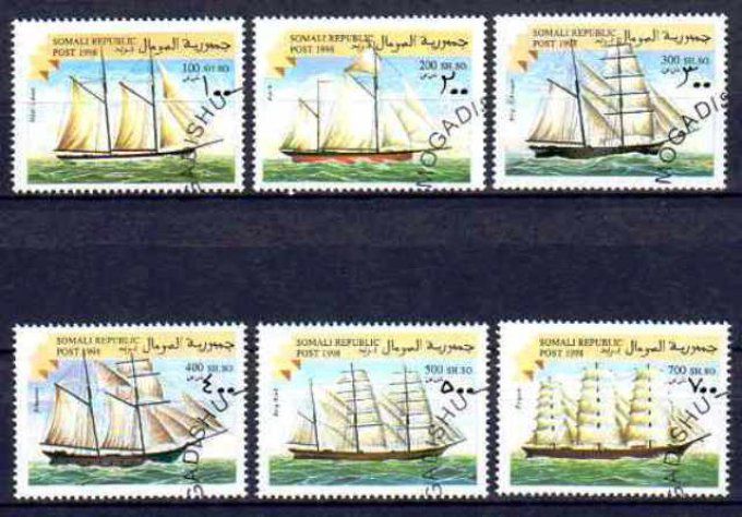 Somalie 1998 (BA59) série complète de 6 timbres oblitérés