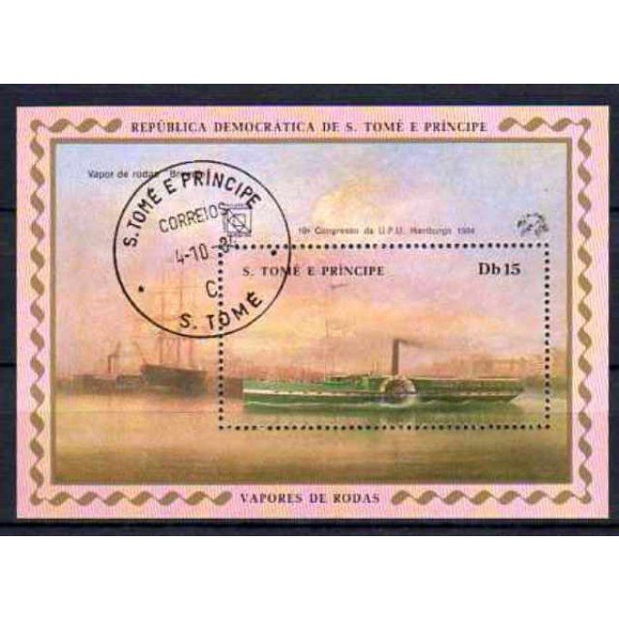 Saint Thomas et Prince 1984 (BA13) bloc oblitéré