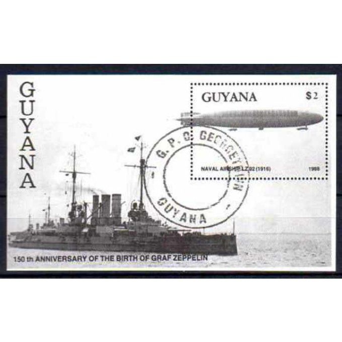 Guyana 1989 (BA37) bloc oblitéré