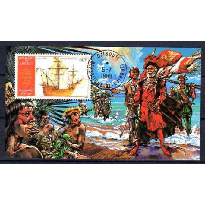 Djibouti 1986 (BA54) bloc oblitéré