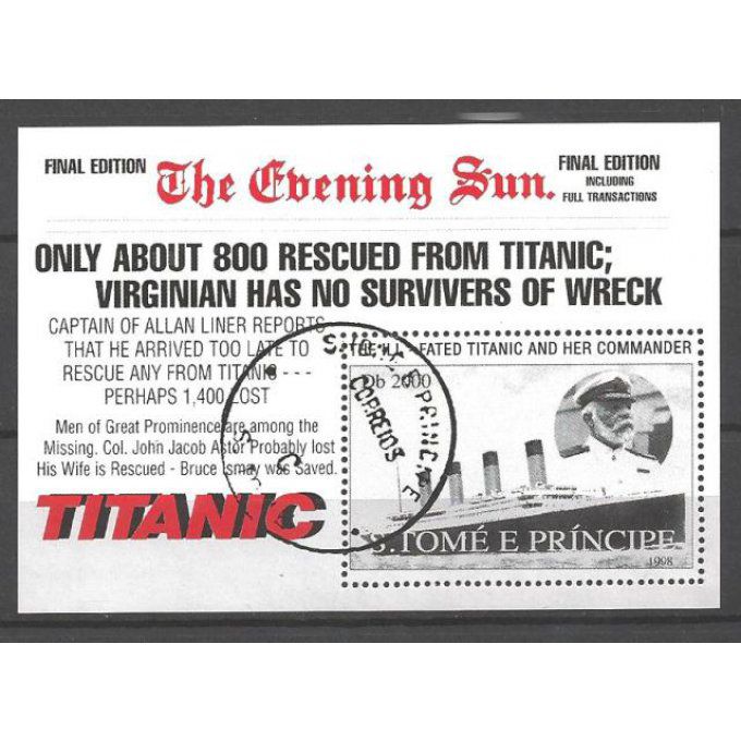 Saint Thomas et Prince 2000 (BA64) bloc oblitéré