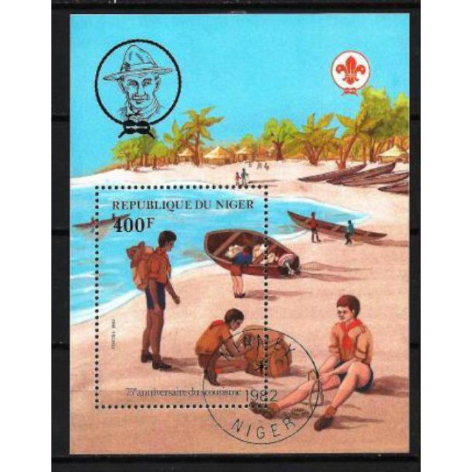 Niger 1982 (BA76) bloc oblitéré