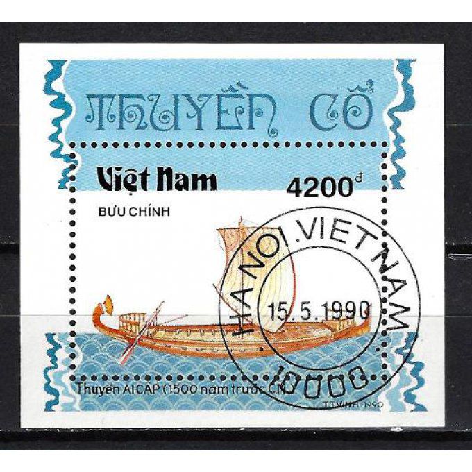 Vietnam 1990 (BA82) bloc oblitéré