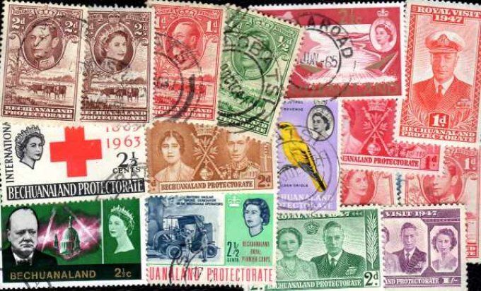 Collections de timbres du Bechuanaland