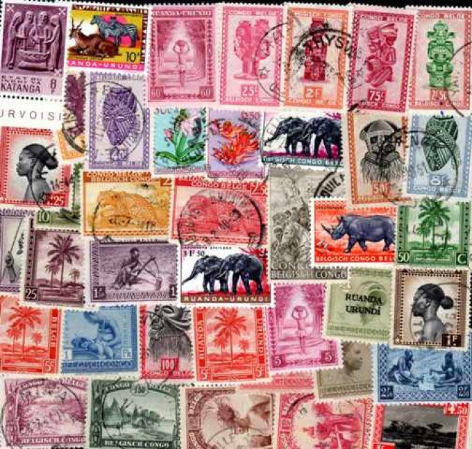 Collections de timbres de Belgique Colonies et Républiques