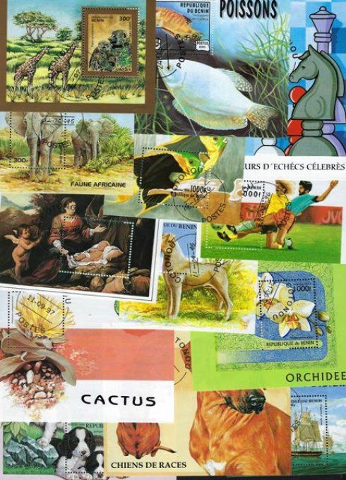 Collections de timbres du Bénin blocs