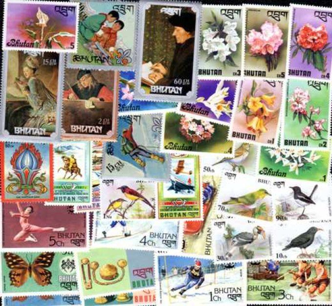 Collections de timbres du Bhoutan