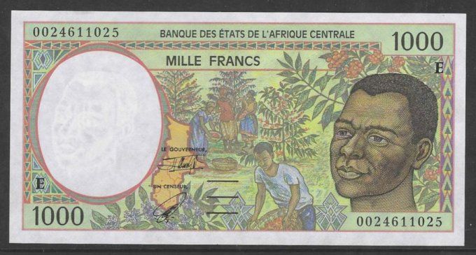 Billet du Cameroun 1000 francs année 2000 pick 202g UNC