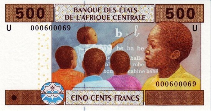 Billet du Cameroun 500 francs année 2002 pick 206 signature e UNC