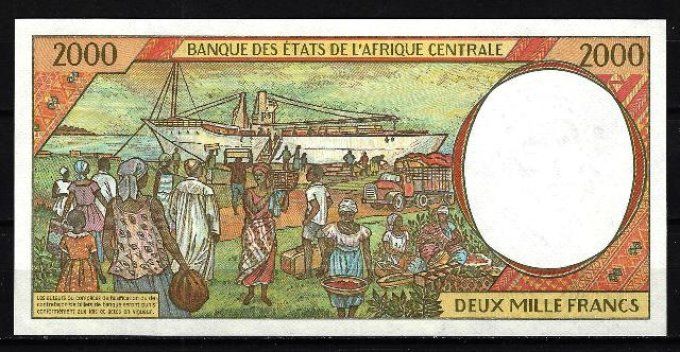 Billet de Centrafrique 2000 francs année 1994 pick 303b UNC