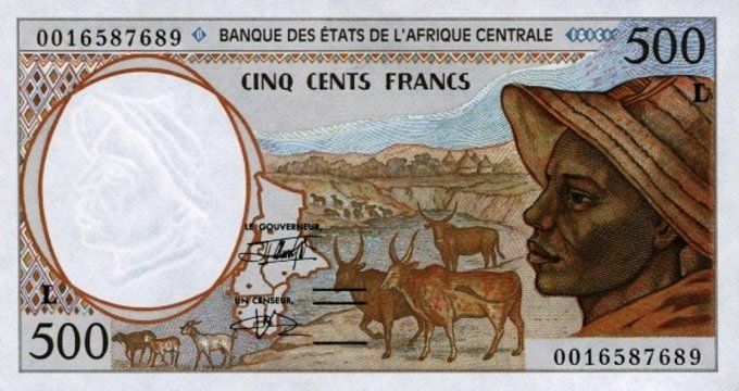 Billet du Gabon 500 francs année 2000 pick 401g UNC