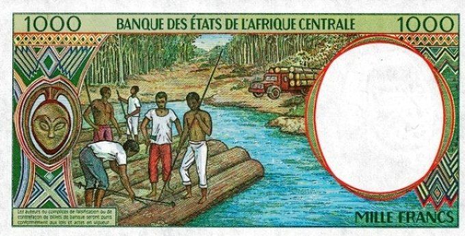 Billet du Gabon 1000 francs année 1993 pick 402a UNC