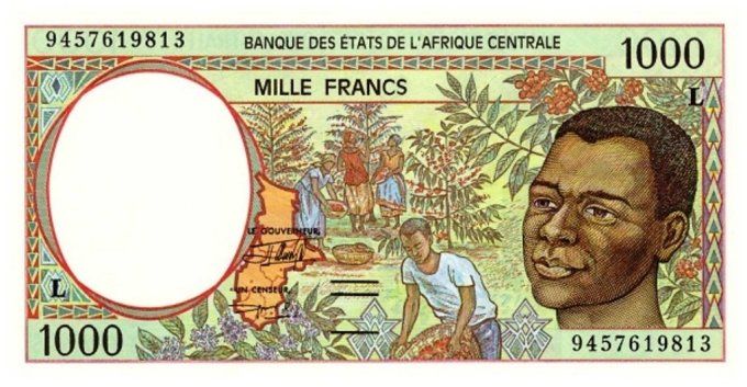 Billet du Gabon 1000 francs année 1994 pick 402b UNC